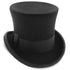Mad Hatter - Walrus Hats Wool Felt 6 in. Height Victorian Top Hat - H7020